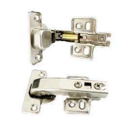 LIKERAINY 95 Degree Stud Hinge 35 mm with Damping Pot Hinge Kitchen Pot Hinge with Automatic Closing for Cabinet Door Hinge for Kitchen Cabinet Furniture Pack of 4