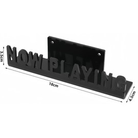 THJOPOKEEL Soporte para Discos, Soporte para Discos de Acrílico para Montaje en Pared, Estantes Flotantes para Libros para Portadas de álbumes, Exhibición de Decoración (Blanco)