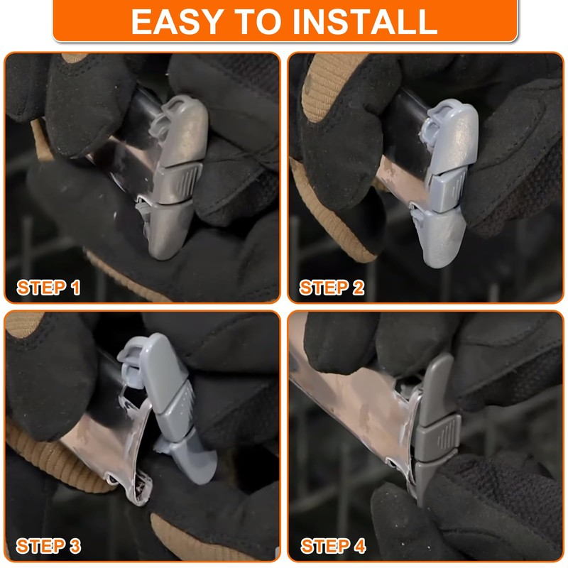 W10508950 Dishwasher Upper Dishrack Slide Rail Stop Clip By Cenipar