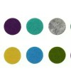 Handmade NEW! 22.5MM BLUE THICK Felt Aroma Pads x 25