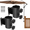 Fixirons Deck Umbrella Mount Stainless Steel Patio Umbrella Holder, Umbrella