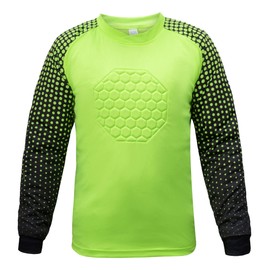 Soccer Goalie Shirt (Lime Green, Adult Small)