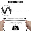 Pack of 10 Luggage Straps for Warning Sign Italy Bicycle