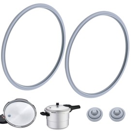 WYYFXY® 2 Stück Dichtungsring 22cm für WMF, Schnellkochtopf Dichtungsring Silikon mit Kochsignaldichtung für WMF 6068559990 6068559997 Ersatzteil Dichtungsring