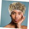 TOVINANNA 4pcs Aluminum Foil Cap Hair Dye Hat Deep Conditioning