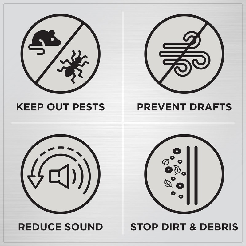 M-D Building Products 91891 84 in. Brown Premium Rubber Platinum™