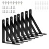 8 Pack L 6" x H 4" Heavy Duty Shelf