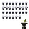 [LUYING] 水耕栽培鉢 30個セット 定植かご プラスチック 広く使用する 水耕栽培ポット 円筒形 有機栽培 植木鉢の定植