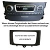 tomzz Audio 2451-036 Radio Faceplate Compatible with Smart Fortwo 451
