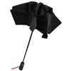 iX-brella Reverse Reverse Opening Fiberglass Pocket Umbrella with Coloured Spokes,