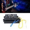 Guitar Pickup 5 String Open Portable Metal Electric Bass Double