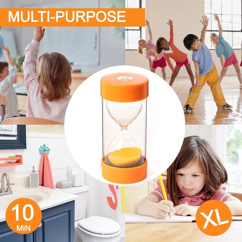 Jumbo Sand Timer for Kids - Colourful and Attractive -