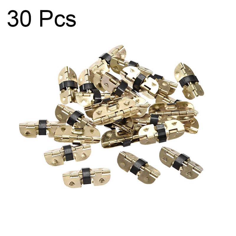 Sourcingmap Spring Loaded Hinges for Glasses Case Jewelry Wooden Box