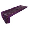 Table Runner - Bed Runner - Purple - Thai Silk