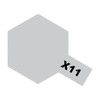 TAMIYA Acrylic Mini X11 Chrome Silver TAM81511 Plastic Paint Acrylic