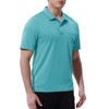 Rdruko Men's Polo Shirts with Pocket Short Sleeve Dry Fit