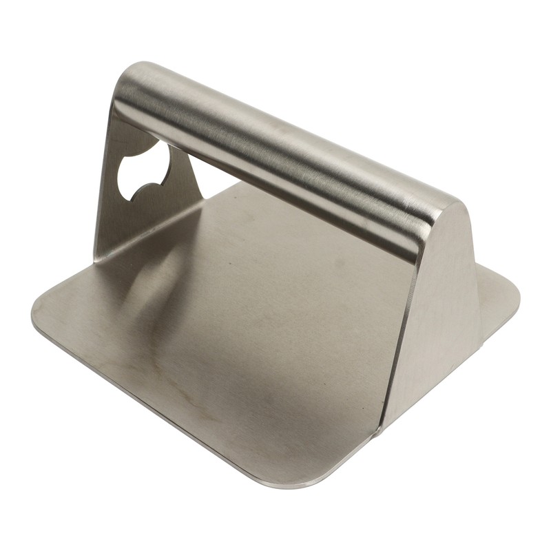 Burger Press Rectangular 304 Stainless Steel Burger Smasher Non Stick