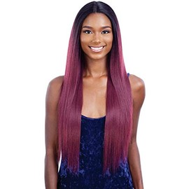 YAKY STRAIGHT 4PCS (18"/20"/22", 1B Off Black) - Shake-N-Go Organique Synthetic Weave