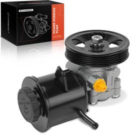 A-Premium Power Steering Pump, with Reservoir & Pulley Compatible with Subaru Impreza 1995-1996 2.2L, Legacy 1996 2.5L
