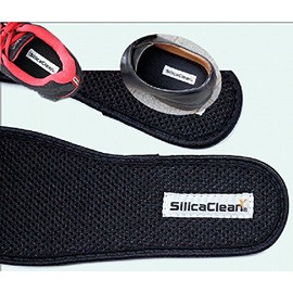 Technard Insole, Silica Clin, Strong Deodorizing Insole, X, Mesh, Black, 10.8 inches (27.5 cm)