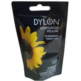 DYLON Sunflower Yellow DYLON "PERMANENT FABRIC DYE" 1.75 oz / 50g