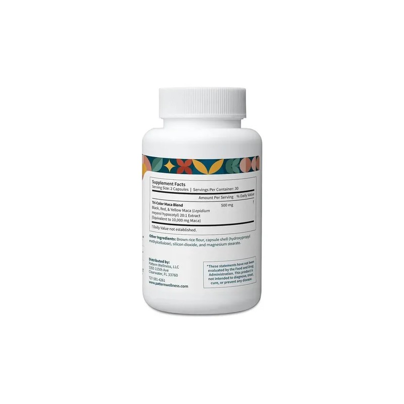 Pattern Wellness Maca 20:1 60 Cápsulas Vegano