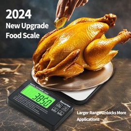 Savoriee Food Scale, 2024 Newly Split Designed 33lb Digital Kitchen Scale with 7 Units Tare Function & LCD Display,1g Precise Graduation Food Scale Weight for Baking/Cooking/Dieting/Meal Prep