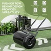 Outsunny 20-Inch Push/Tow Behind Lawn Roller Filled with 10 Gal