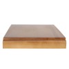 Ornament Base Pine Wood Exquisite Carving Holder Support Craft Desktop