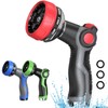 Hose Nozzle 10 Adjustable Patterns Garden Hose Nozzle Premium High