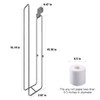 Conworld Toilet Paper Holder for 8 Roll Tissue, Over The