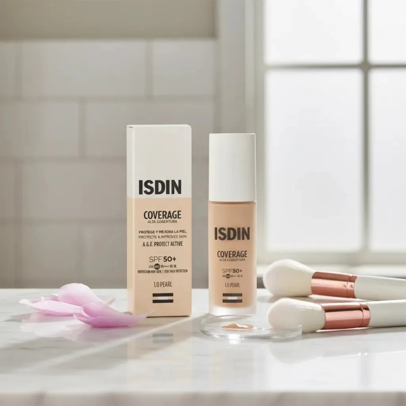 Base De Maquillaje Coverage 1.0 Pearl 30ml Isdin