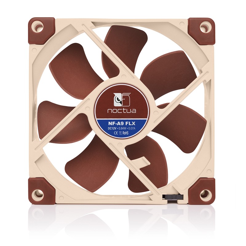 Noctua NF-A9 FLX, Premium Quiet Fan, 3-Pin (92mm, Brown)