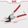 HOUSERAN Powerful Scissors, All-Purpose Scissors, Sheet Metal Scissors, Powerful Scissors,
