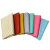 AMORNPHAN 100% Printed Polka dot Cotton Quilting Fabric Bundle for