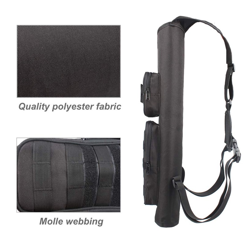 MAGARROW Archery Back Arrow Quiver Adjustable Molle Arrow Holder with