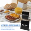 PIAOPIAONIU 36 Pcs 3x4 Inch Small Chalkboards Sign Rectangle L-Shaped