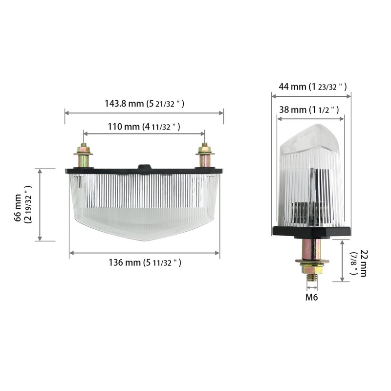 MFC PRO DOT LED Tail Light for Suzuki for YAMAHA