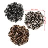 Hair Claw Clips for Women Fabric Flower Leopard Print Hair