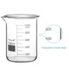 stonylab Glass Beaker, 1 Pack Borosilicate Glass Graduated Low Form
