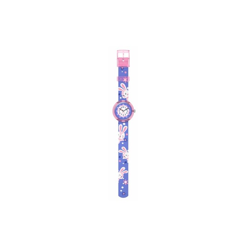 Flik Flak Girls Rabbit Watch, Strap.