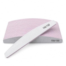 Lima Profesional para Uñas de Doble Cara Lima para Acrílico Gel y Polygel Diseño Resistente y Flexible para Manicure Puedicure Cuidado de manos y pies