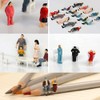 YANGWEN 1:100 HO Scale Models People Set, Miniature People Model