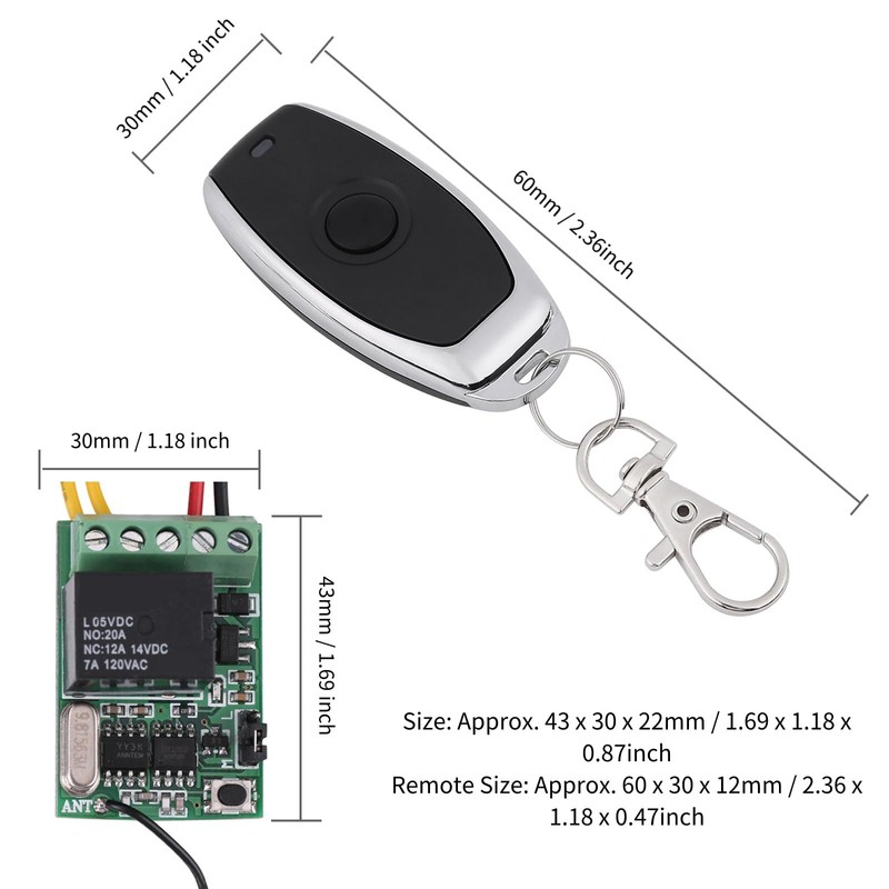 Relay Remote Control Switch, Industrial Control Components Control Switch Wireless