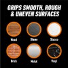 Gorilla Tape Tough & Wide, cinta negra, 2.9 x 25