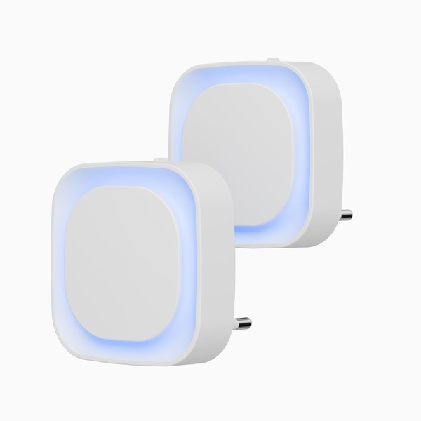 YUNLEX Night Light Socket with Twilight Sensor, Pack of 2