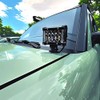 Car Work Light Holder 2 Pieces, Universal Adjustable Hood Mount,
