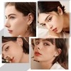 SAILIMUE 16 Pairs Clip On Earrings For Women 14K Gold