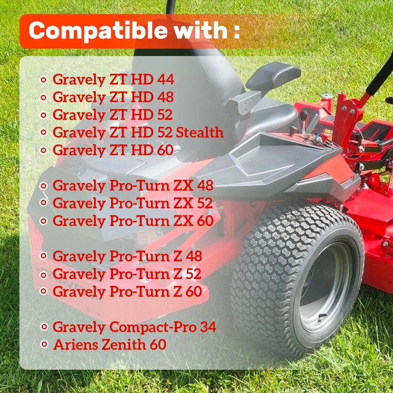 Trailer Hitch Kit Compatible with Gravely Zt Hd, Pro-Turn Zx/Z,