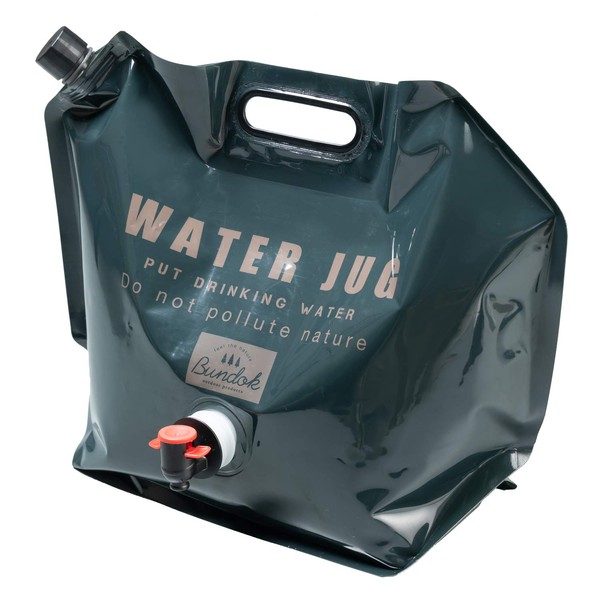 BUNDOK BD-347 Folding Jug 1.8 gal (7 L) Water Bag,